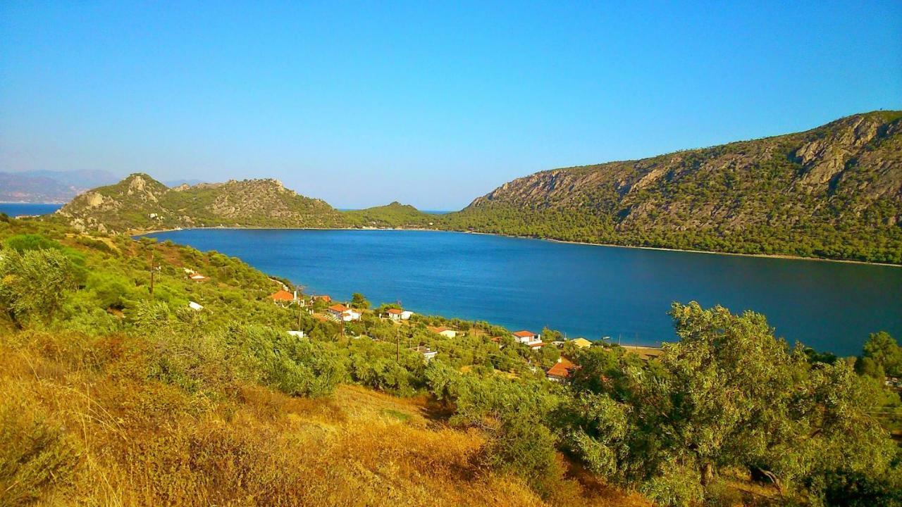 Beautiful House By The Sea,Loutraki Skaloma. Βίλα Εξωτερικό φωτογραφία